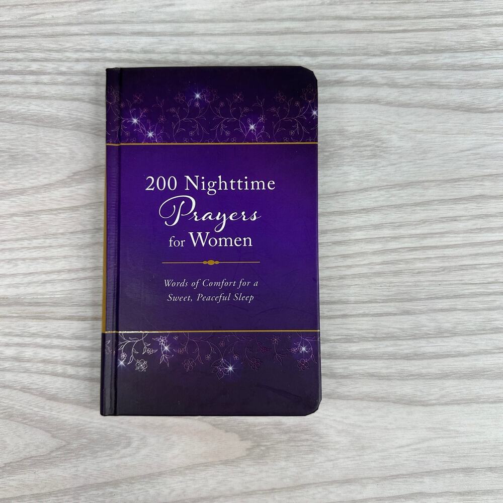 200 Nighttime Prayers for Women by Emily Biggers Hardcover Book Barbour 2019